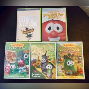 Veggie Tales Lot of 5 DVD’s